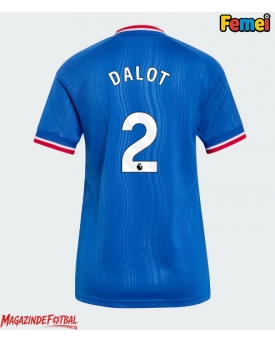 Manchester United Diogo Dalot #2 Tricou Fotbal Replică 2026-27 Femei Deplasare Manchester United Diogo Dalot #2 Tricou Fotbal Replică 2026-27 Femei Deplasare